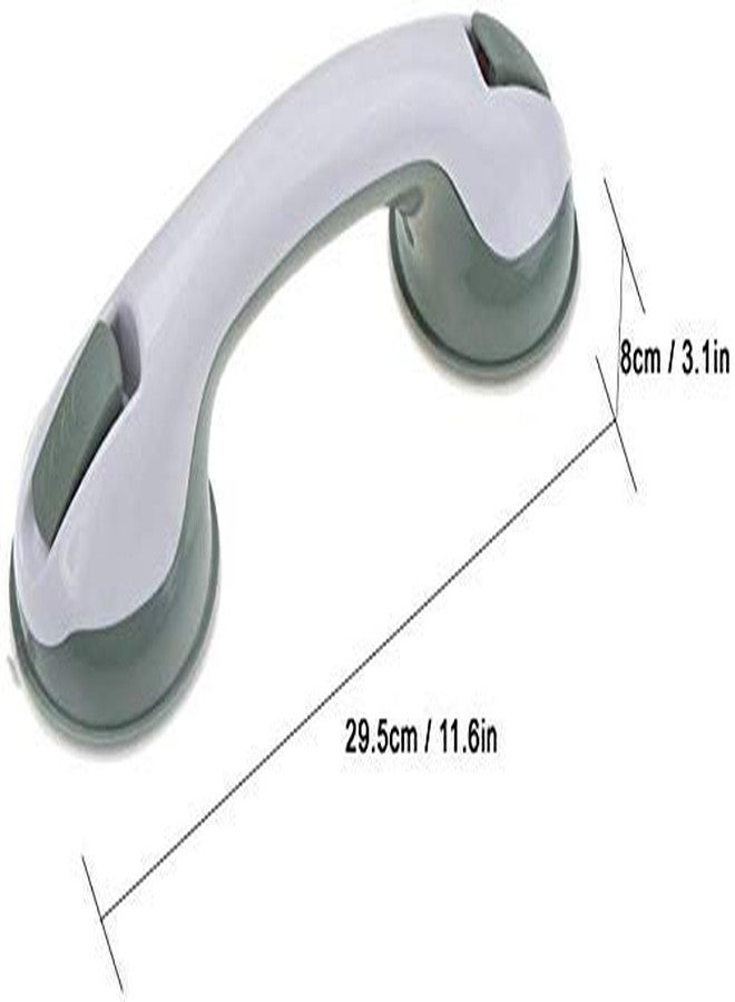 ONTRIP Durable ABS Safer Strong Sucker Helping Handle Hand Grip Handrail for Children Old People Keeping Balance Bedroom, Bathroom Accessories (28 x 9 x 7 cm, Multicolour) - Image 2